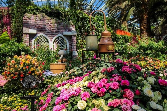 Gardens By The Bay E-Tickets - Flower Dome Greenhouse: Cooler Air and Serious Plant Displays