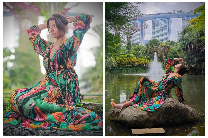 Instawalks of Iconic Singapore Photography Services - Gardens by the Bay: starting with big shapes and easy backdrops