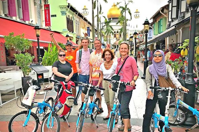 Lion City Bike Tour of Singapore - Little India to Haji Lane: color, street art energy, and snack time