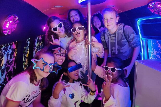 Private Party Bus Shared Tour in Singapore - Onboard setup: AC comfort, big sound, props, and that dance pole