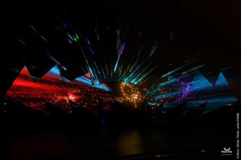Sentosa: Wings of Time Show with Fireworks - The era-hopping segments: what to watch for during each themed world