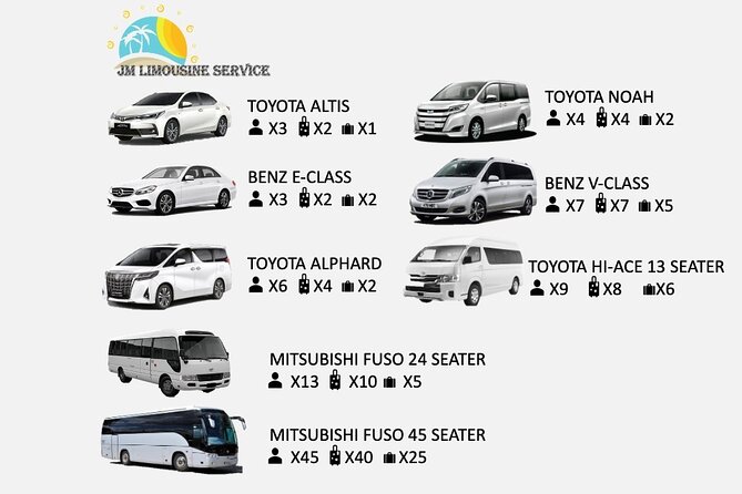Singapore Airport Private Transfer Service: 4 Seater Car to 45 Seater Bus - Vehicle options: cars for small groups up to buses for big loads