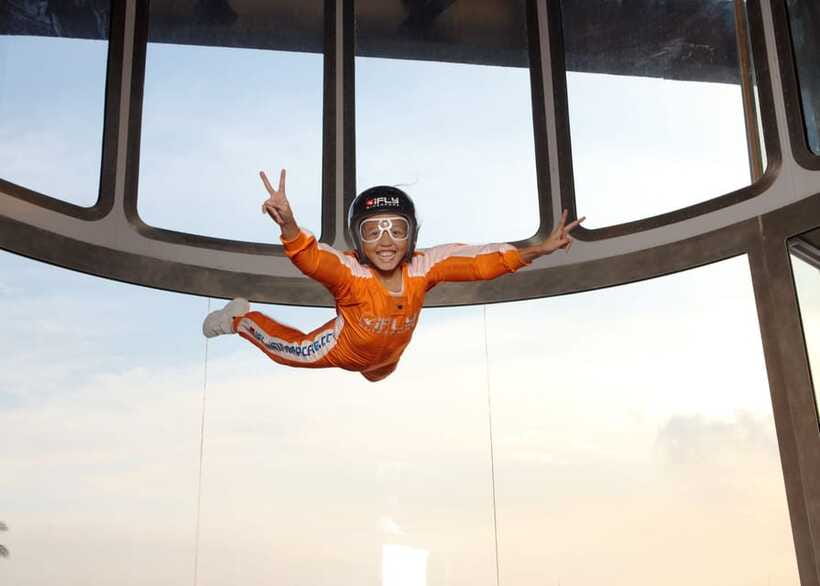 Singapore: Altitude X (former iFly Singapore) - Price and value: $86 for two flights, gear, and a certificate