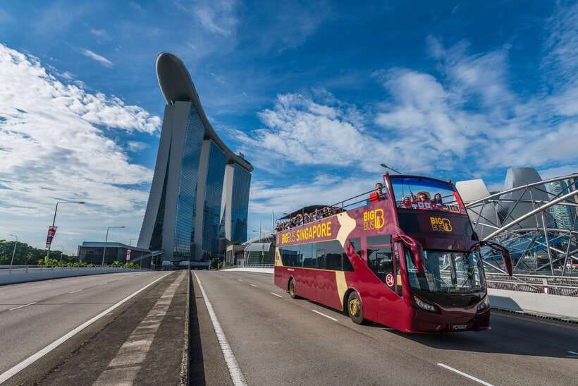 Singapore: Big Bus Hop-On Hop-Off Tour by Open-Top Bus - The Red Route Heritage loop: Chinatown, Little India, and Kampong Glam