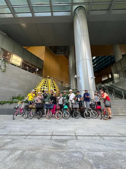 Singapore Brompton Bike Tour from Rail Corridor, with food! - The start at KAP Mall and how the route stays easy on your body