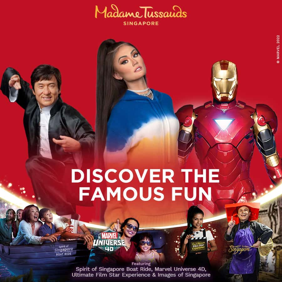 Singapore: Cable Car Skypass + Madame Tussauds Singapore - Marvel 4D for a fast, energetic finale