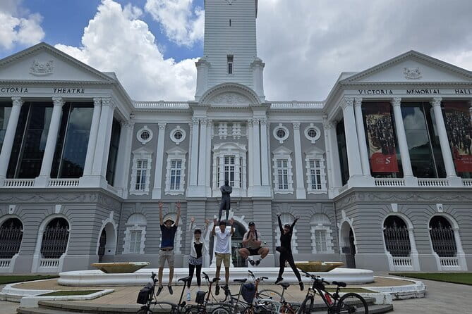 Singapore Cycling Tour - Rail Corridor, Civic District, & Food! - Elgin Bridge to Raffles Landing: history you can cross, not just read