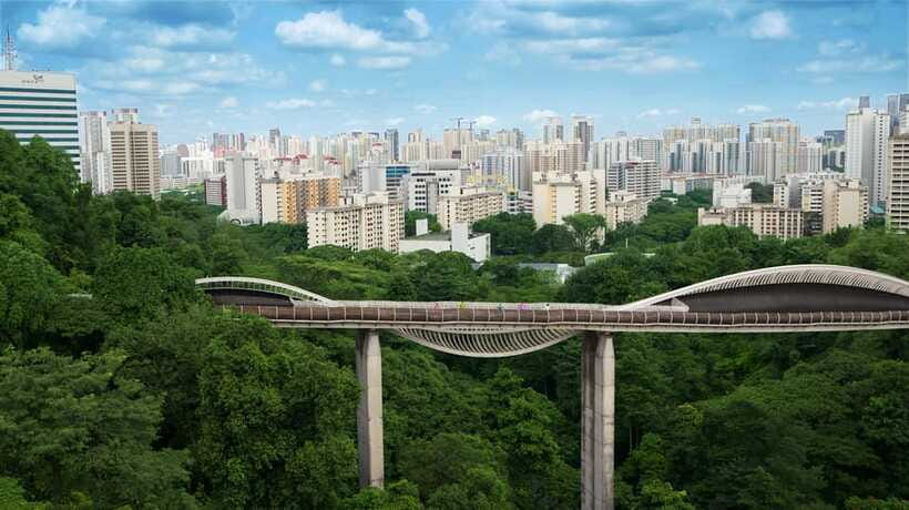 Singapore: Faber Peak Guided Walking Tour with Breakfast - Sentosa and skyline viewpoints: Henderson Waves to Faber Peak