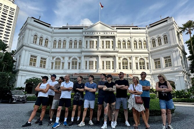 Singapore Food & Bike Tour - Downtown - Raffles Arcade and Chin Chin Eating House for Hainanese chicken rice