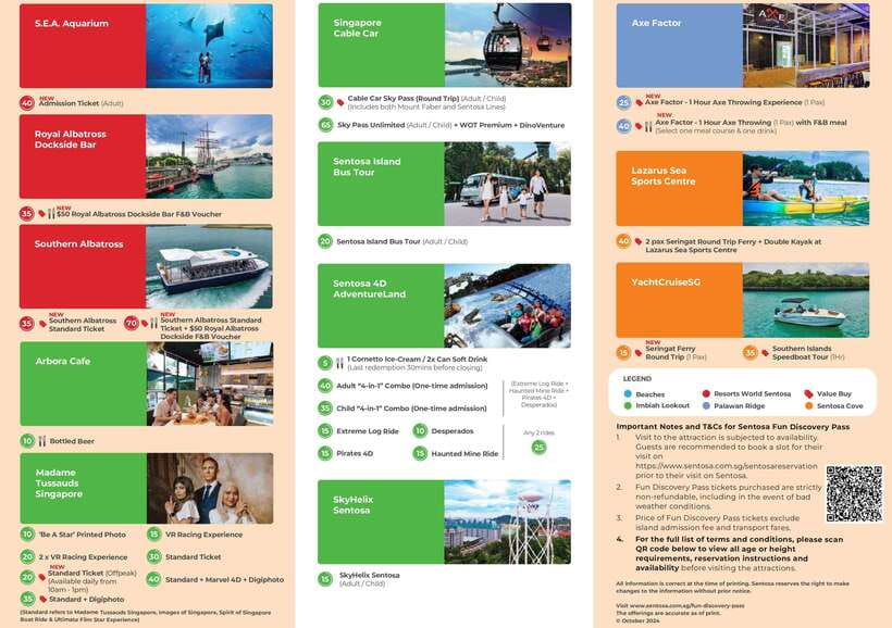 Singapore: Fun Discovery Pass Sentosa - What the Sentosa Fun Discovery Pass really is