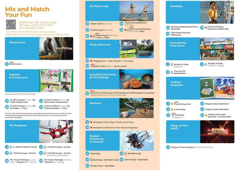 Singapore: Fun Discovery Pass Sentosa - How token options drive your best day plan
