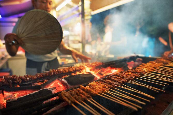 Singapore Gardens by the Bay & Jurassic World with Hotel Pick up - Satay by the Bay stop: eat like a local