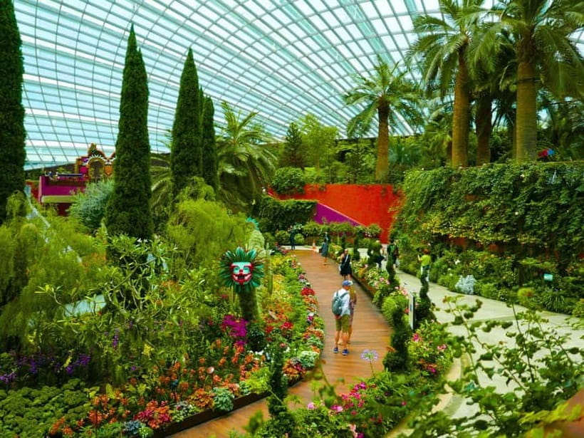 Singapore: Gardens by the Bay & Jurassic World with Pickup - Supertree Grove and Garden Rhapsody: The Night Show Part That Actually Matters