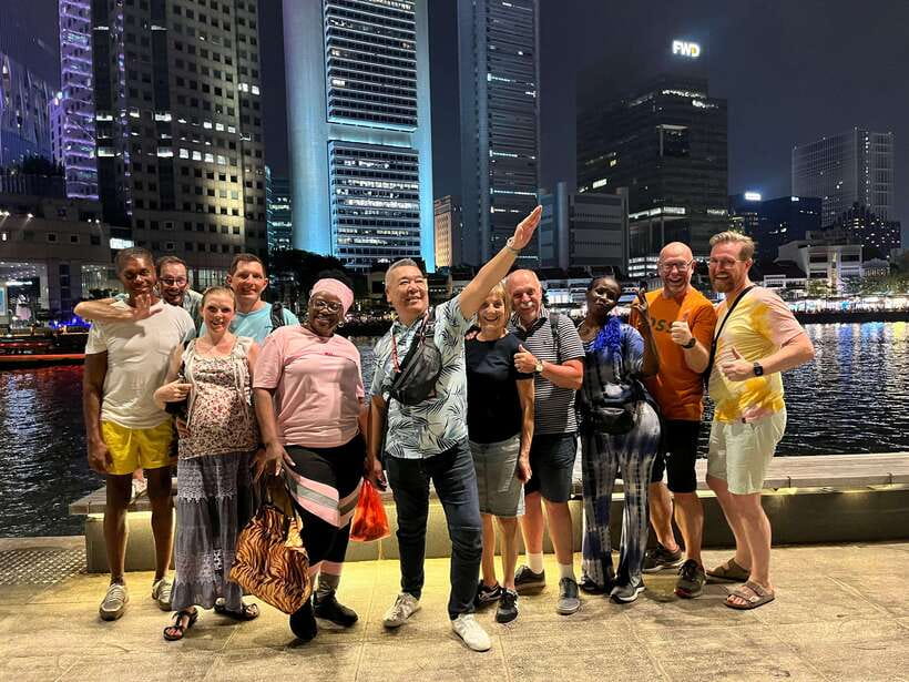 Singapore: Guided Street Food Tour at Night - Clarke Quay Central tasting: learning Singapore by taste