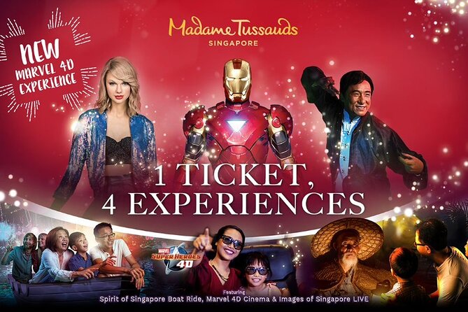 Singapore: Madame Tussauds Sentosa E-Ticket - Rainy-day and family value: who this fits best