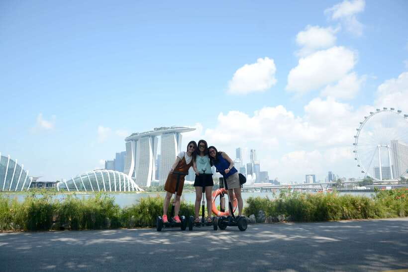 Singapore: Marina Bay Mini Segway Tour - Marina Barrage and the “quiet power” of the waterfront dam