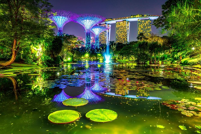Singapore Night Tour with a Local: Private & 100% Personalized - Marina Bay skyline views from a harbor-facing promenade