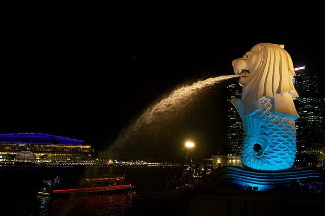 Singapore Private Night Cycling with Dinner - Gardens by the Bay + Marina Bay Sands area: when the lights do the talking