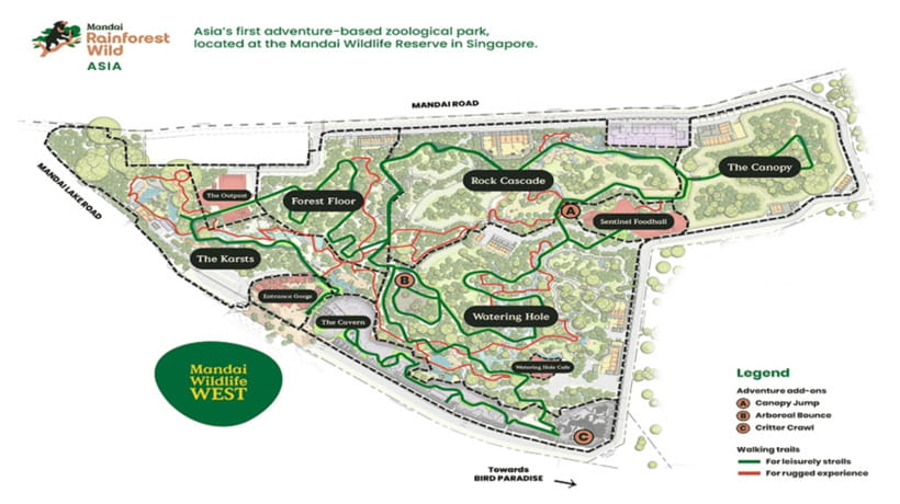 Singapore: Rainforest Wild Asia Entry Ticket - Accessibility and comfort: what matters for real-world planning