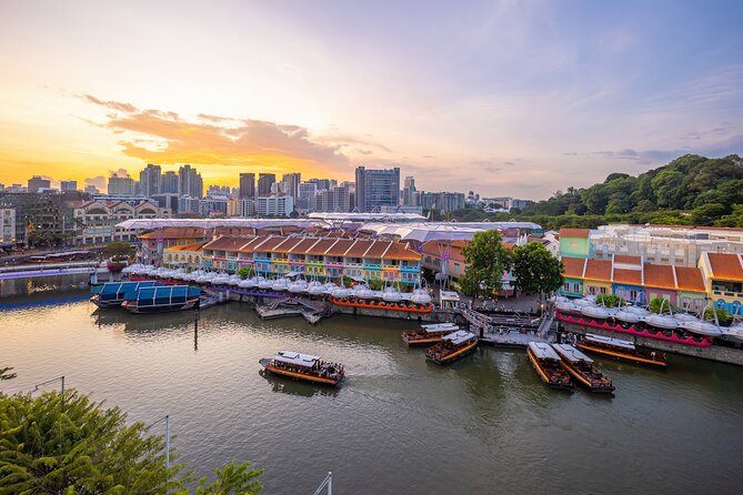 Singapore River Cruise, Night Garden Rhapsody & Spectra by CYT - Merlion Park at golden hour: your quick start for skyline photos