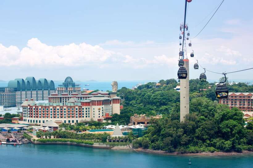 Singapore: Sentosa Cable Car Sky Pass - The “two lines” part of the Sky Pass: how to actually use it