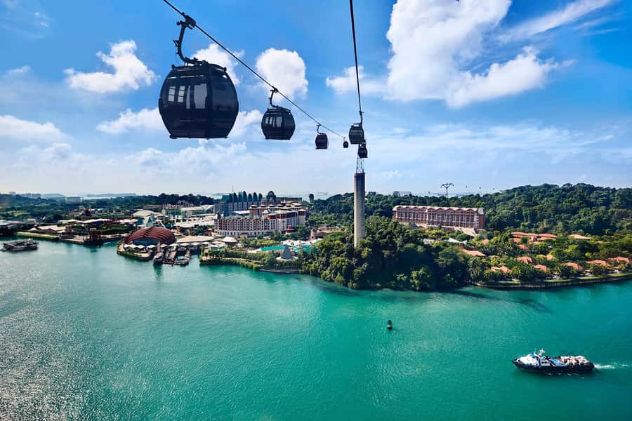 Singapore: Sentosa Cable Car Sky Pass Ticket - Over Keppel Harbor: the aerial in-between you’ll remember