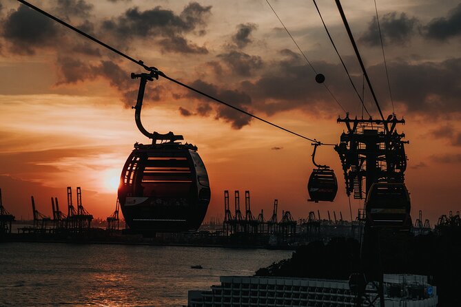 Skip the Line: Singapore Cable Car Sky Pass (Round-Trip) - Mount Faber Line: the view sweep over Marina Bay