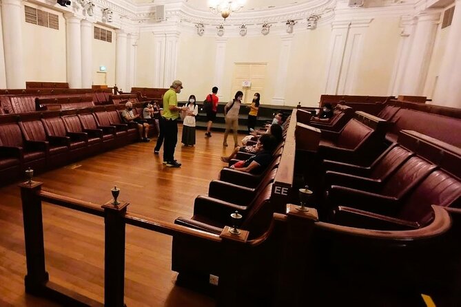 Splendour of Colonial Singapore Walking Tour with Lunch - Supreme Court: justice, maximum security, and that unusual rooftop shape